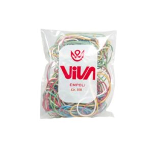 BUSTA ELASTICI 100GR. - MISURA E COLORI ASSORTITI