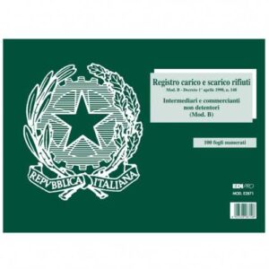 REGISTRO CARICO E SCARICO RIFIUTI MOD.B